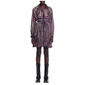NWT Sandro Lolane Shirtdress